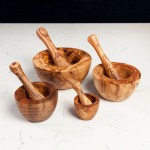 olive wood large pestle & mortar by unique-touches 07