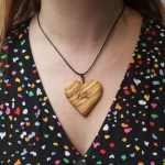 olive wood love heart pendant by unique-touches 03