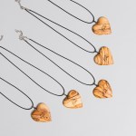 olive wood love heart pendant by unique-touches 07