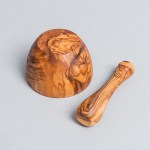 olive wood small pestle & mortar by unique-touches 01