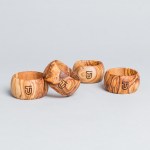 olive wood napkin rings set of 4 by unique-touches 05